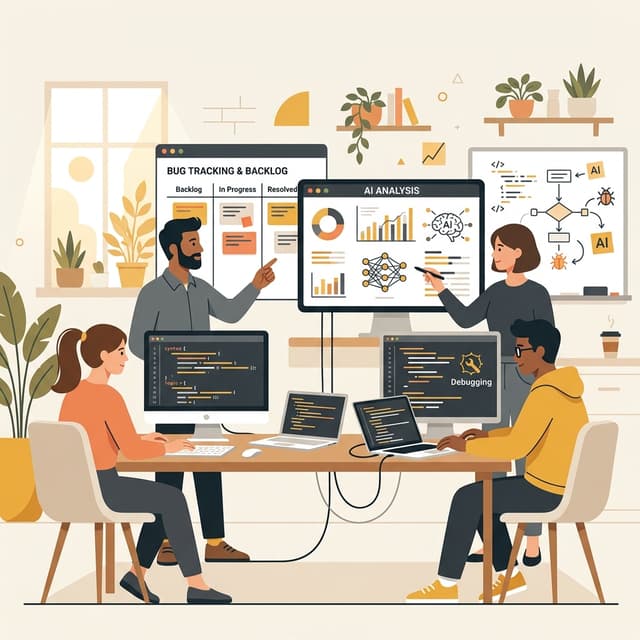 Team work illustration